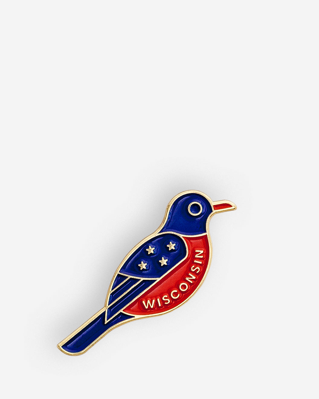 State Bird Pin, Wisconsin