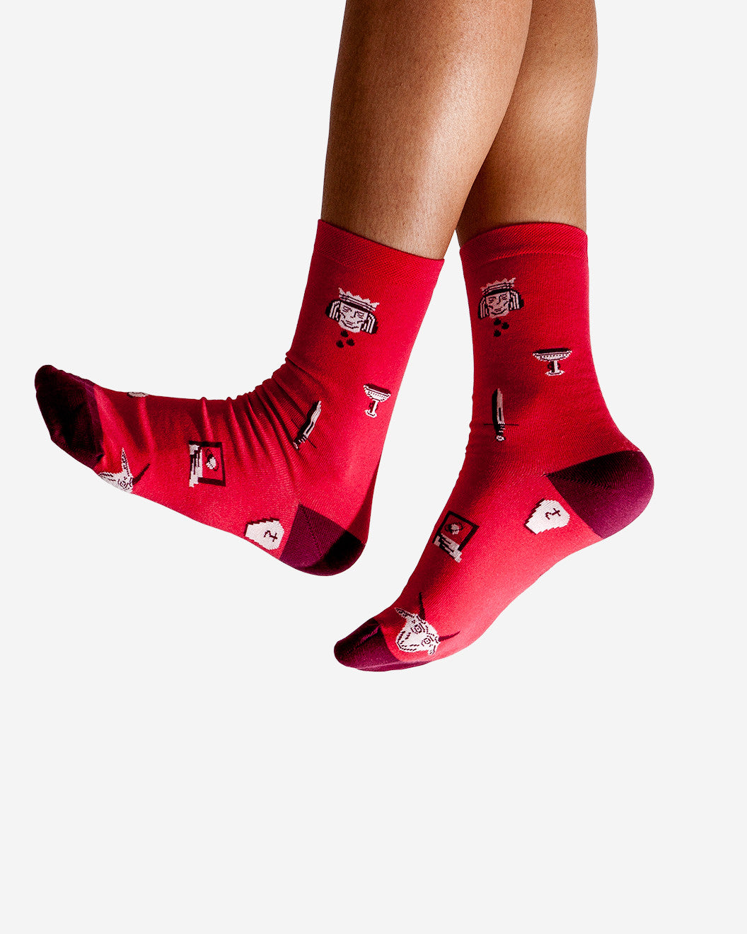 Red Occult Sock